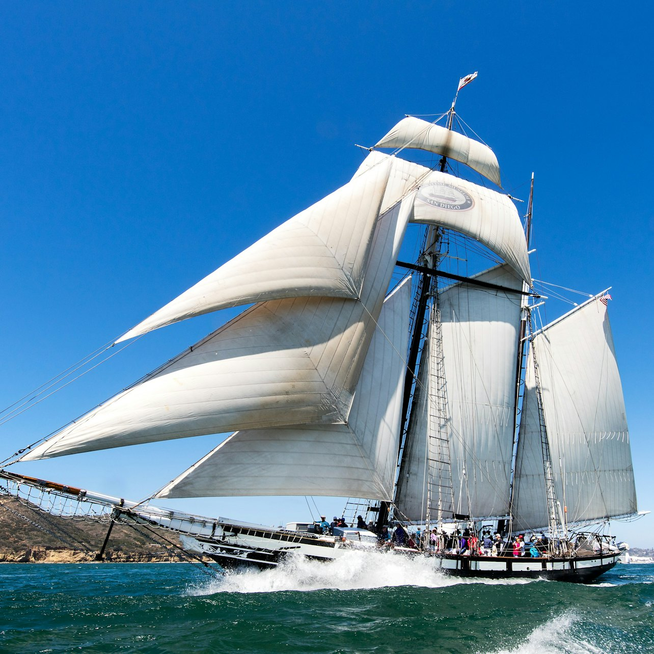 San Diego Harbor: Tall Ship Sailing Tour - Photo 1 of 6